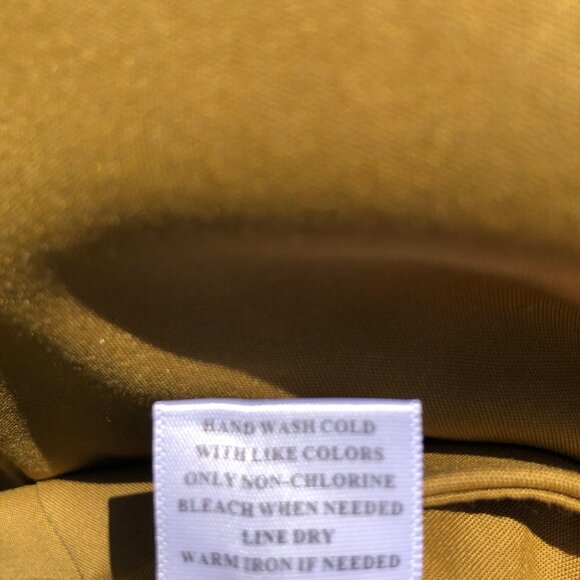 Buru XS Double Breasted Vest Top Button Down Up Mustard Sleeveless Yellow Tank - Picture 7 of 7